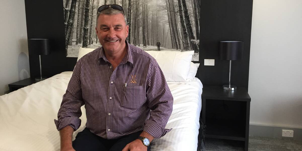 ALMOST DONE: Wests Entertainment Group chief executive officer Rod Laing in the group's new Mercure hotel, which will have a community open day and 'soft opening' on December 20. Photo: Carolyn Millet 011216CMB01