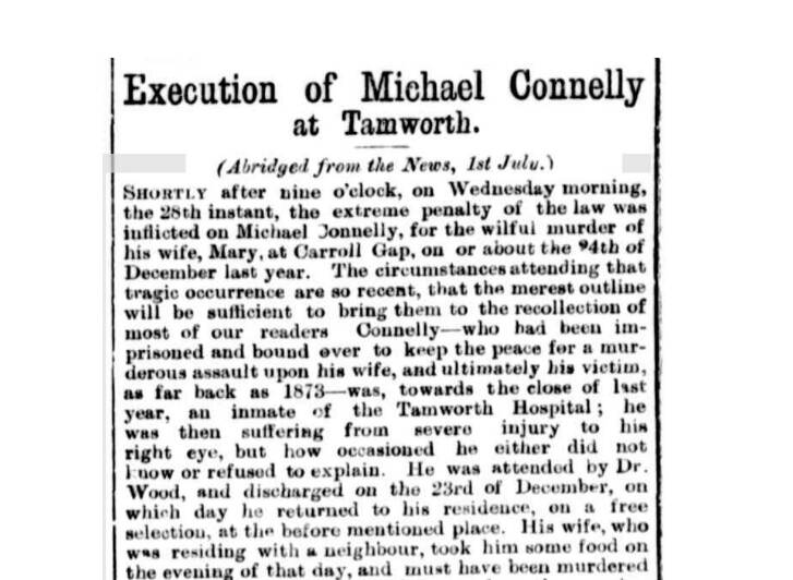 Faces of Tamworth: Michael Connelly, city’s first to be legally executed