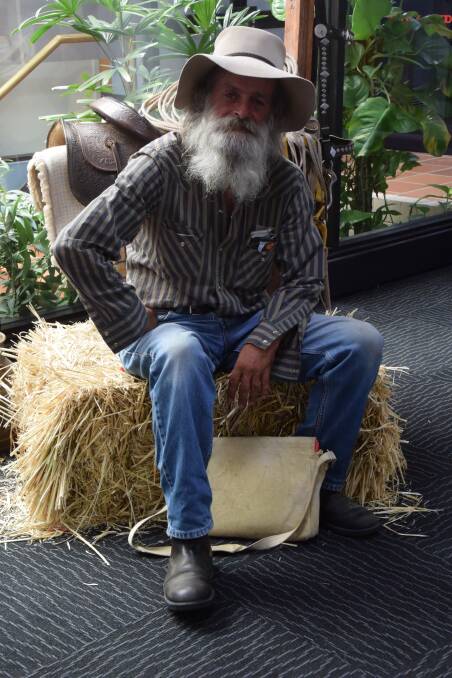 Mark 'Bushie' Thompson has been coming to the festival since he was in his 20s. Photo: Carolyn Millet 200117CMA01