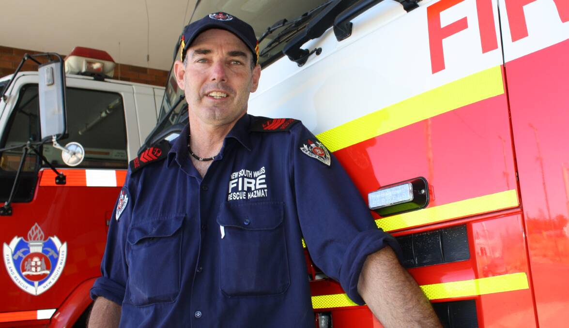 Career milestone: Retained firefighter Sam Turner is celebrating 25 years service with Gunnedah Fire and Rescue.
