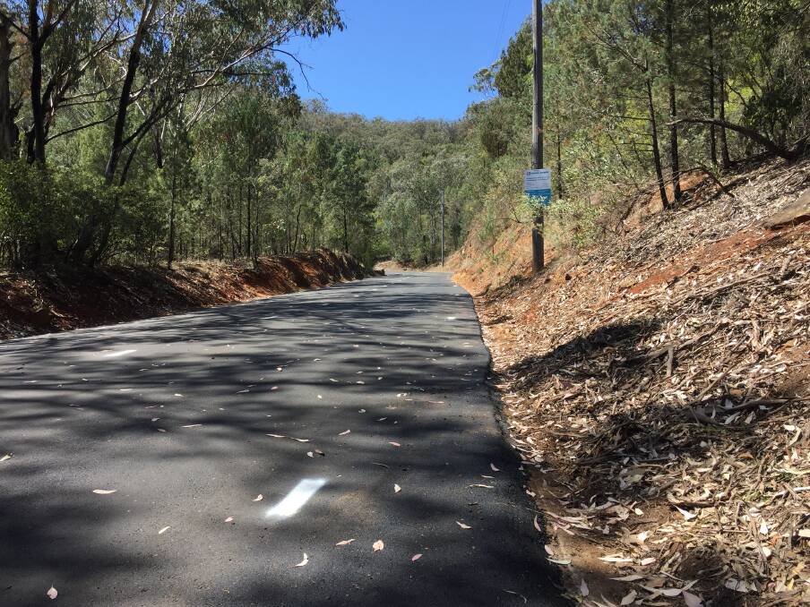 Smooth cruise: The new surface on Scenic Road heading up to the Oxley Lookout has local enthusiasts calling for a return of the Tamworth Hillclimb. Photo: Jacob McArthur