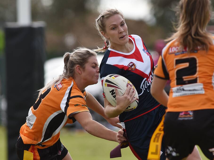 Player and points: Kim Resch scored two tries in the winning final after being named Player of the Year and top point scorer. Photos: Gareth Gardner