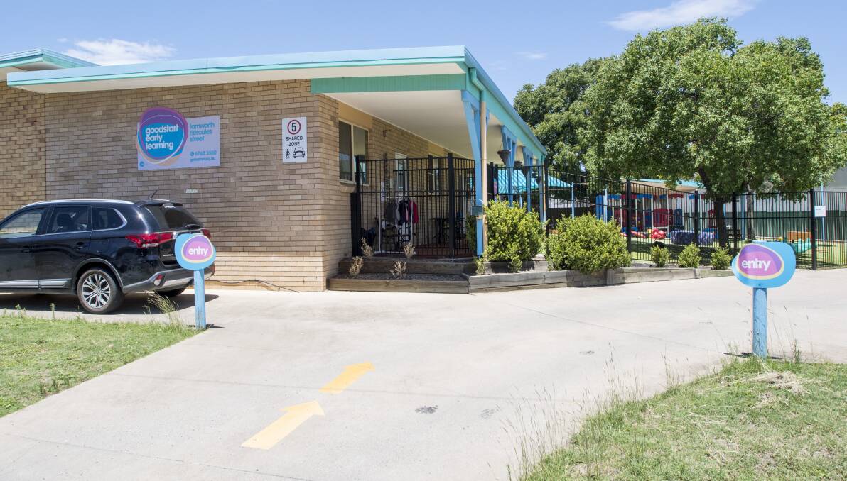 Goodbye Goodstart: The Hercules st Goodstart Early Learning Centre will permanently close from Febuary 2 due to "operational considerations." Photo: Peter Hardin