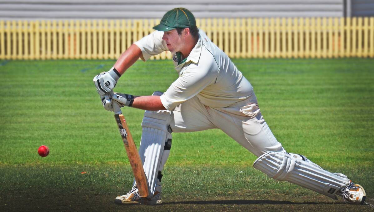 Front foot: Opener Andy Mack will be looking to get Gunnedah out of the blocks quickly as the association hosts the inaugural NICC T20.
