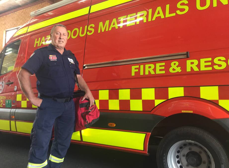 On guard: NSW Fire and Rescue Commander Tom Cooper is off to represent the region and state at the Gold Coast's Commonwealth Games.