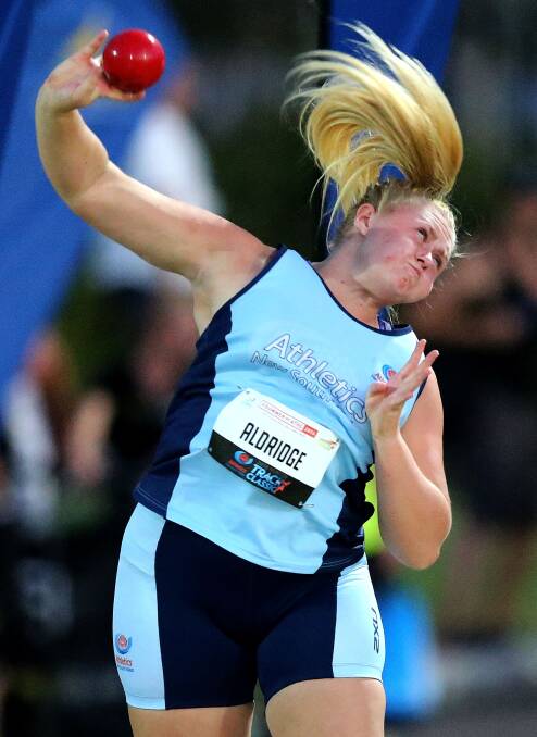 Record breaker: Oxley High's Jess Aldridge smashed a state record.
