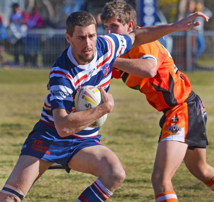 Returning Roosters: Fullback Anthony Smith is one of several key players that Kootingal president Lad Jones is hoping he can build a team around for the new Second Division competition in 2017. Photo: Chris Bath