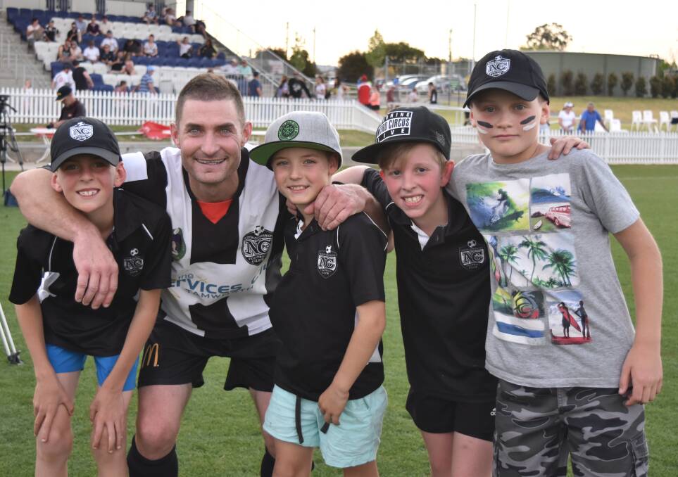 CLUB EFFORT: North Companions captain Ben Todd with players from the side he coaches. Photo: Ben Jaffrey