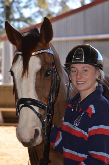 REPRESENTATIVE: Year 11 NEGS student Matilda McCarroll will be one of the riders to compete at the championships. Photo: Supplied