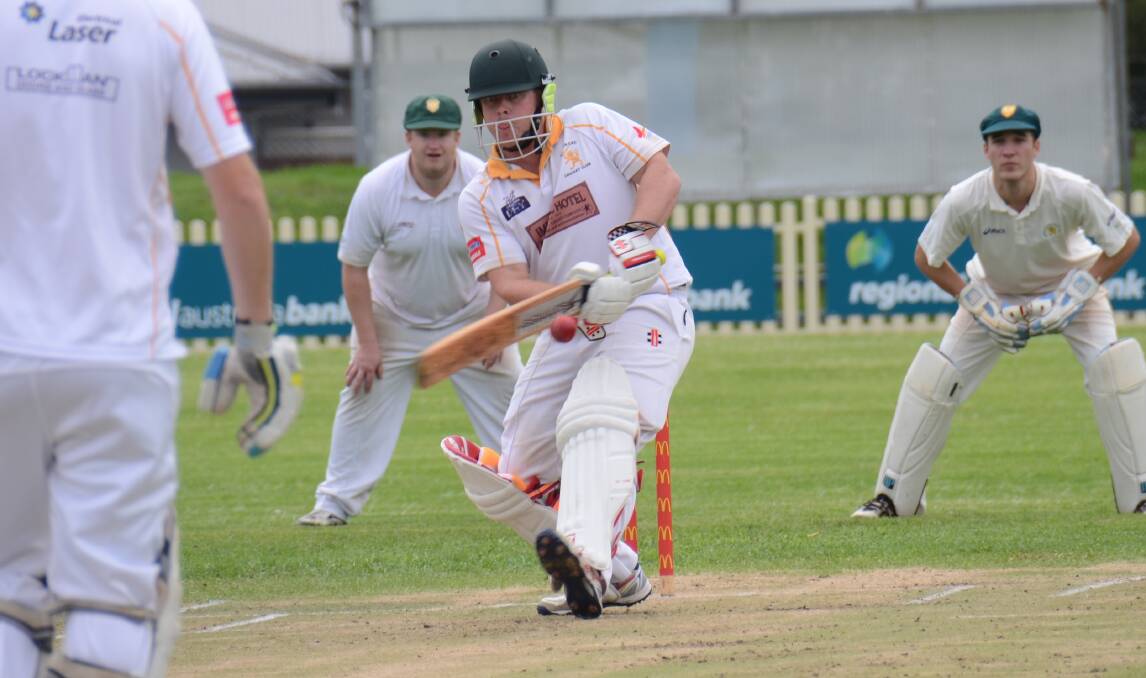 DECIDER SPOT: Dean Waters contributed to Easts chasing down Hillgrove's total of 191 with 24. 
