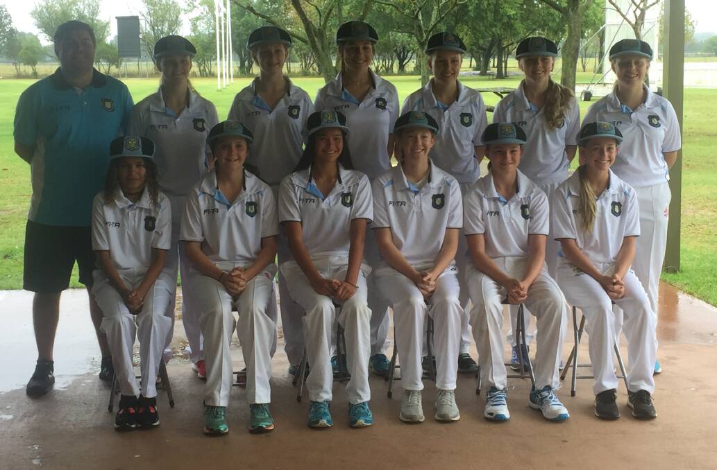 TOP SHOWING: The North West girls cricket side came away with two wins and two losses at the CHS carnival in the Hawkesbury. Photo: Supplied