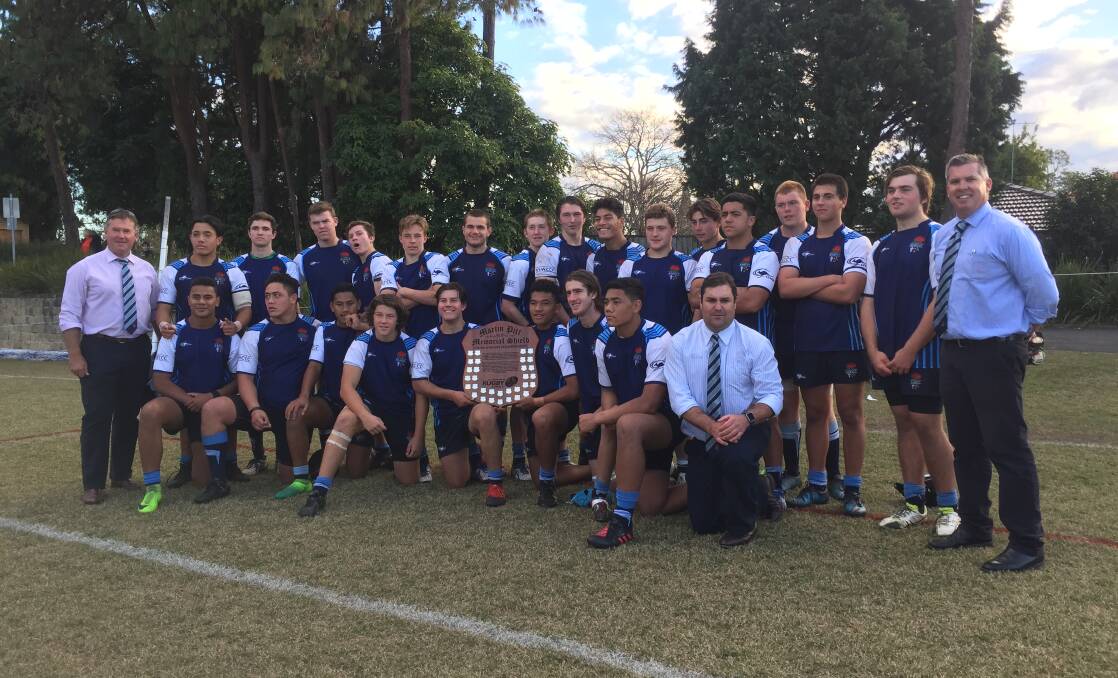 CHAMPIONS: Bernie Williams, on the far left, with the CCC under 16s team and fellow coaches Nathan Short and Justin McCarney. Photo: Supplied