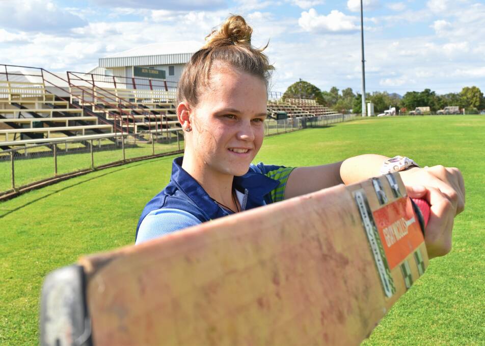 BUSY TIMES: Zoe Fleming has competed in three separate cricket carnivals over the past month. Photo: Ben Jaffrey