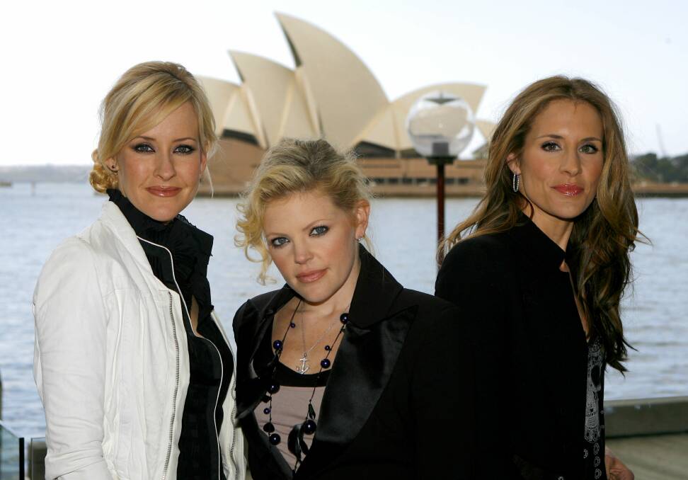TOGETHER AGAIN: Martie Maguire, Natalie Maines and Emily Robison in Sydney during the Dixie Chicks' last visit to Australia in 2006.