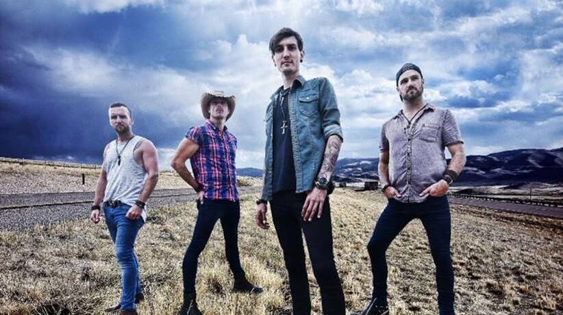 MAKING MUSIC: Hurricane Fall has returned home to Tamworth, to record their debut album and play a gig at the Manilla RSL Club on Friday night.