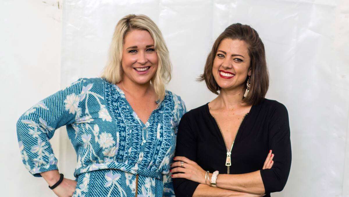 CHEERS TO THE GIRLS: Catherine Britt and Amber Lawrence are playing their Love & Lies tour, which comes to Tamworth in July.