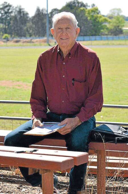 TRIBUTE: Bruce Woods at the Kempsey Showground ahead of the 10th Slim Dusty Music Memories Concert in 2013.