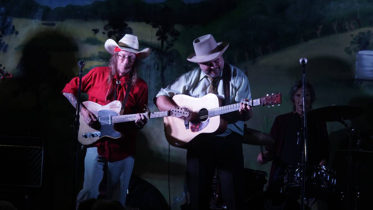 Last October, Pete Denahy played with the Travelling Country Band at the Slim Dusty Country Music Festival in Kempsey. Pictures: The Slim Dusty Centre
