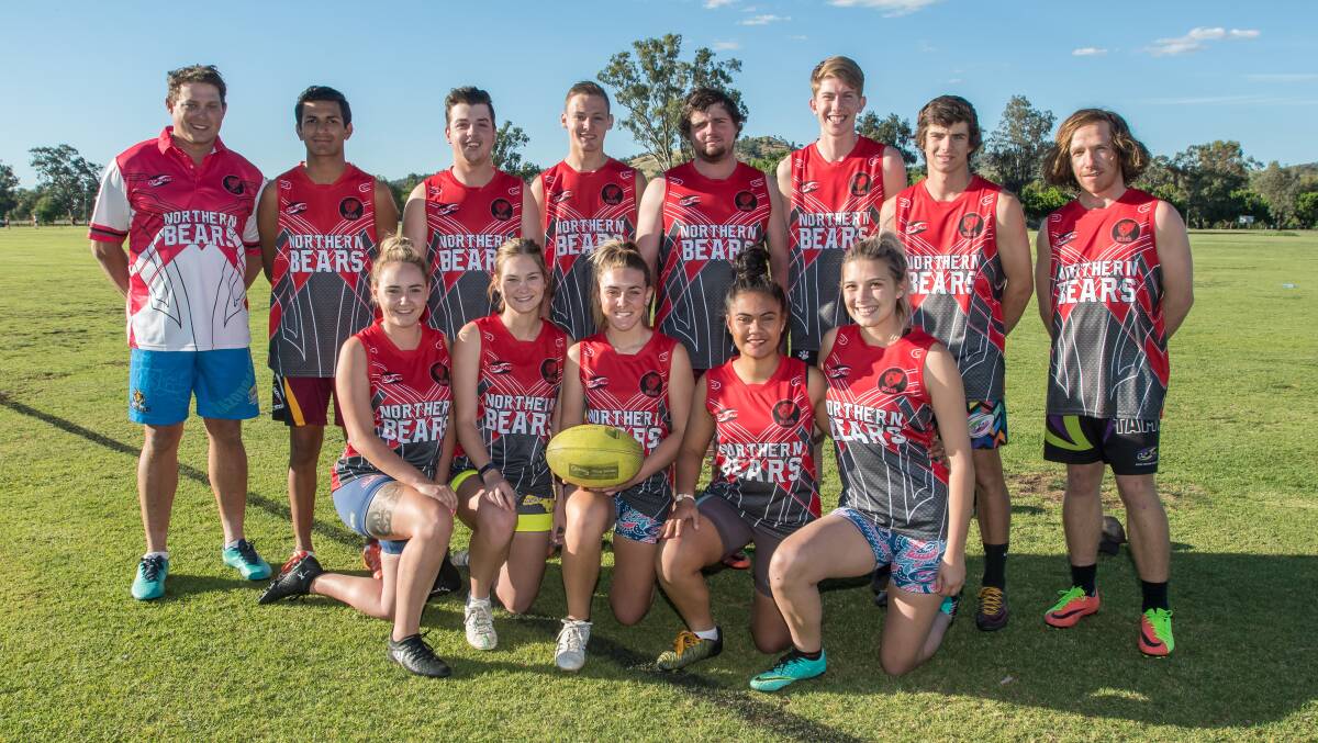 Northern NSW's under-20 mixed side. Photo: Peter Hardin