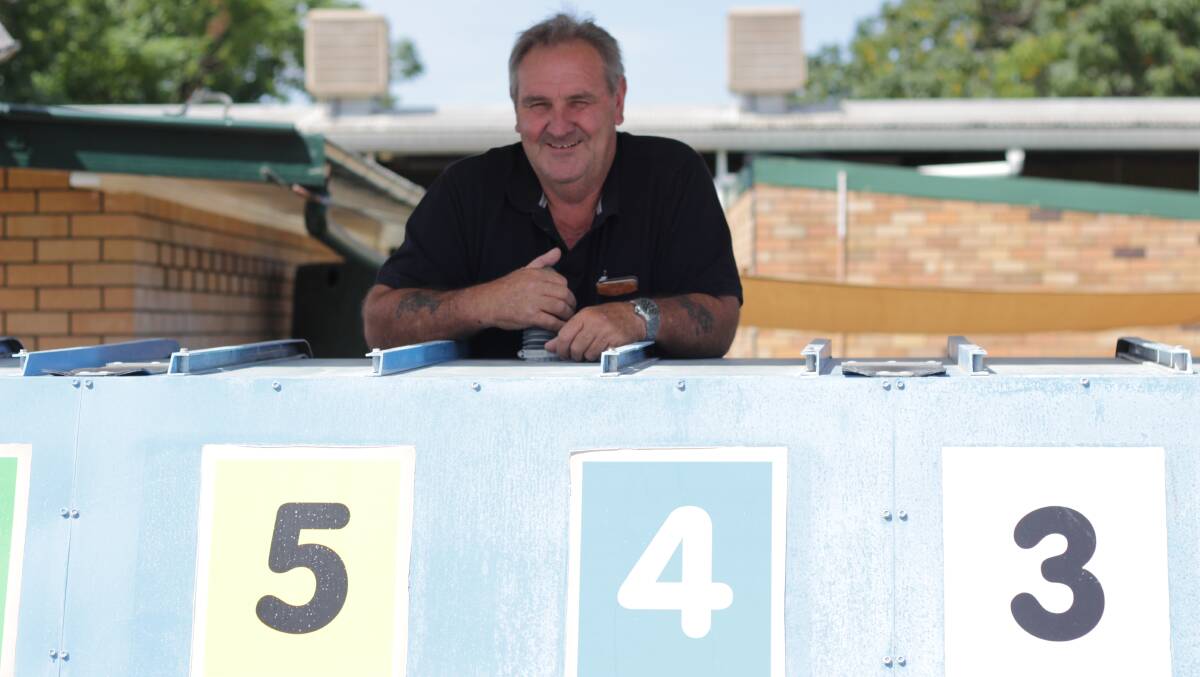 NO WORRIES: Gunnedah Greyhound Racing Club president Geoff Rose says the delay "doesn’t affect anyone whatsoever”.