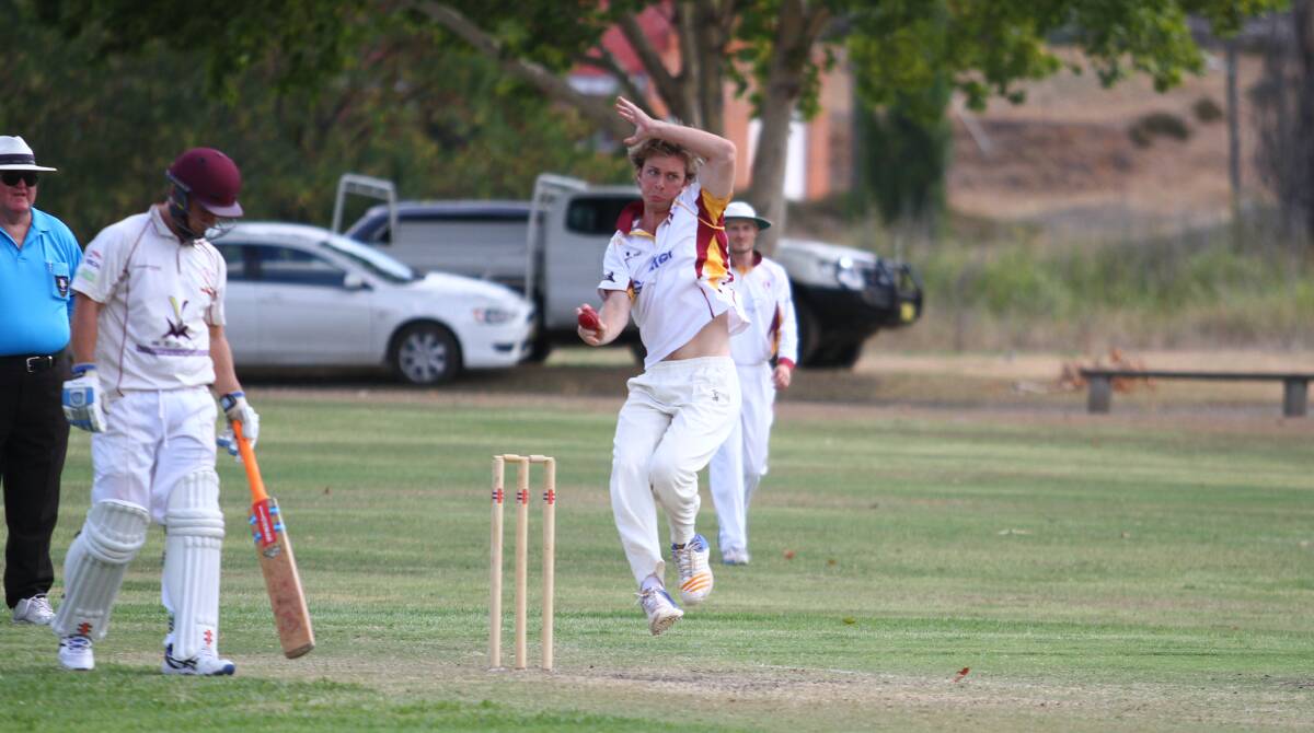 JACK THE LAD: City United quick Jack McVey continues to impress, picking up three wickets.