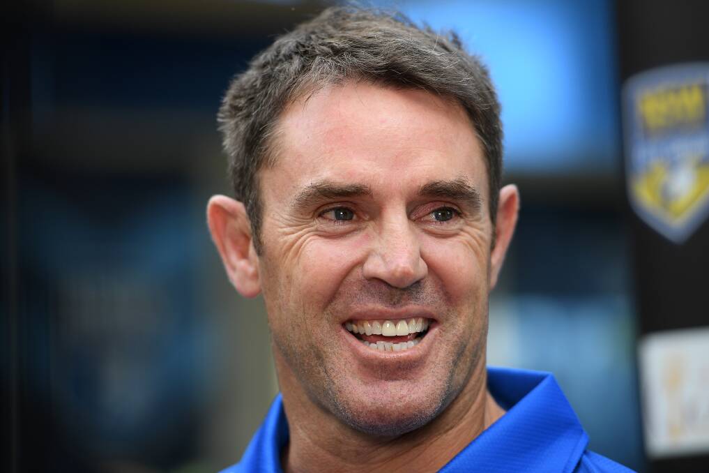 STAR POWER: NSW Origin legend Brad Fittler presided over the laying of the foundation stone for the NSW Rugby League Centre of Excellence on Wednesday. Photo: AAP