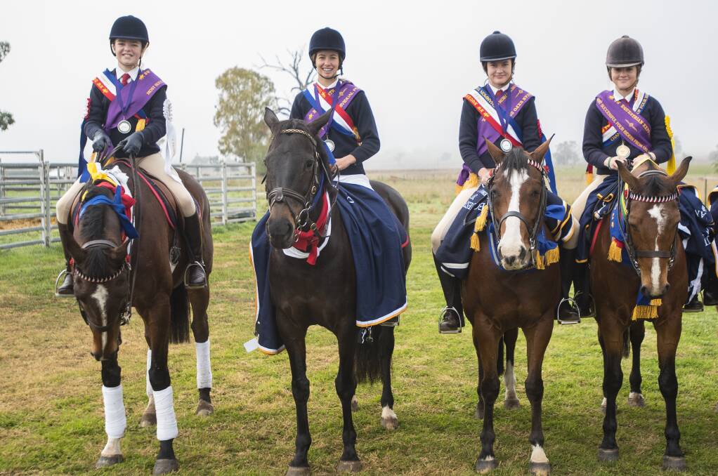 Calrossy Anglican School was again named champion school at the North West Equestrian Expo.