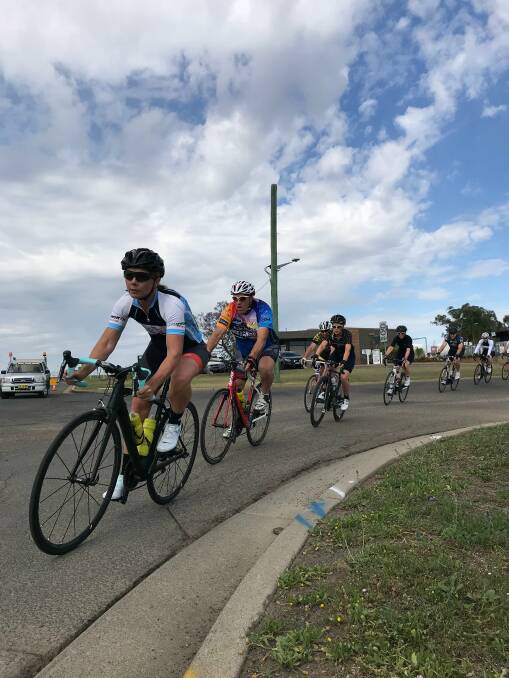 TEAM LEADER: Min McDonald, pictured at Sunday’s Tamworth Cycle Club criterium, has been re-elected to serve 12 months as TCC president.