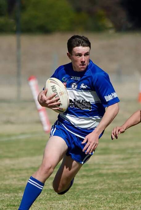 ON THE MOVE: Quirindi High School student Ronin Hadden has taken a big step towards realising his NRL dream. Photo: Contributed.