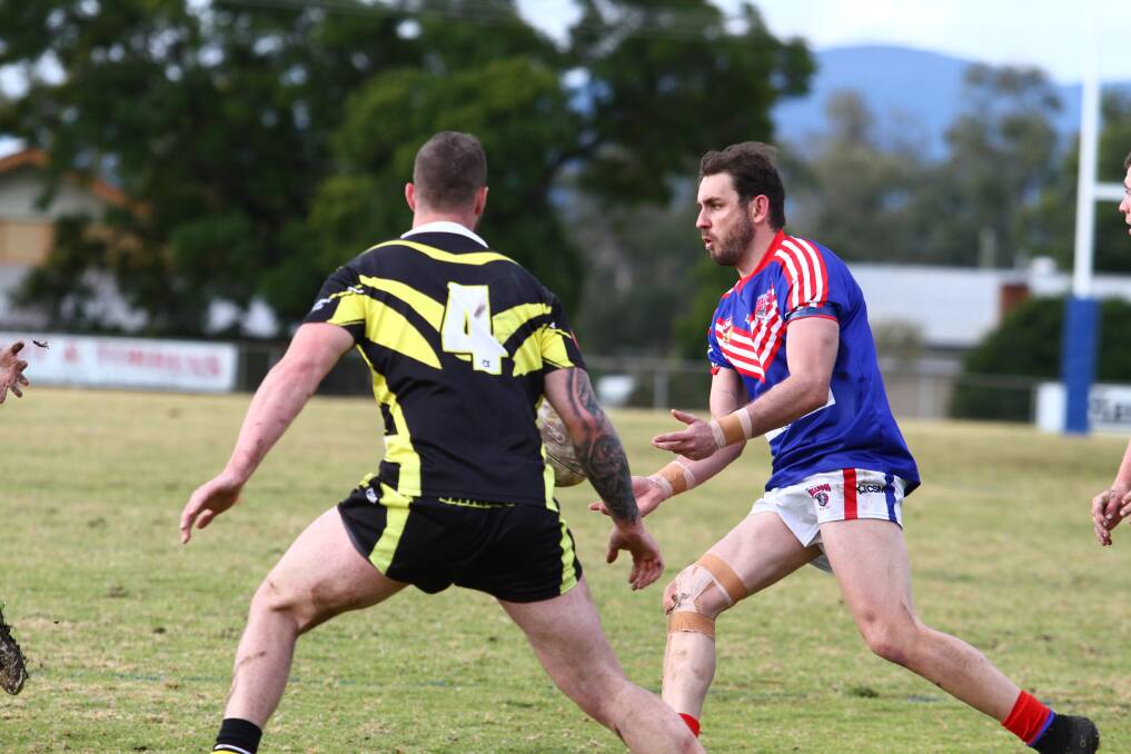 INFLUENTIAL: Gunnedah centre Aaron Donnelly is a key cog in the Bulldogs' speedy backline.