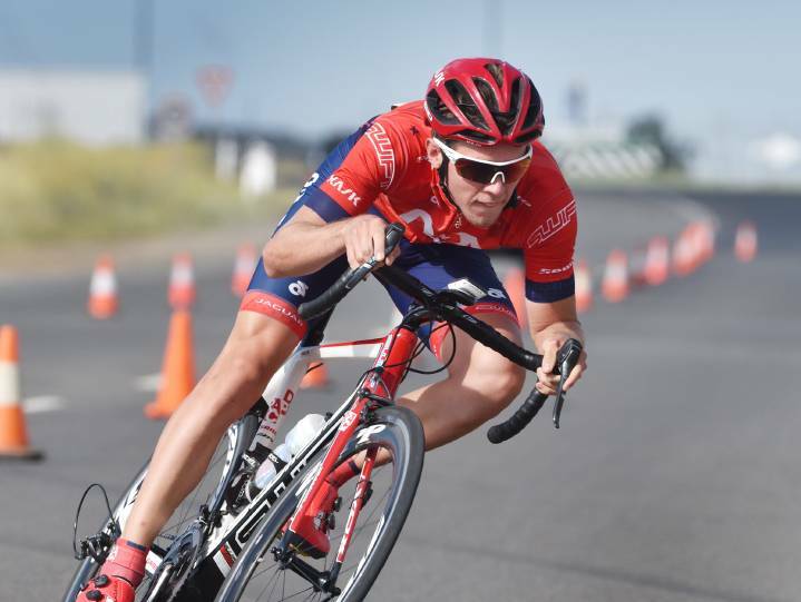 Ex-pro rider Sam Spokes has reinvented himself as a cycling coach.