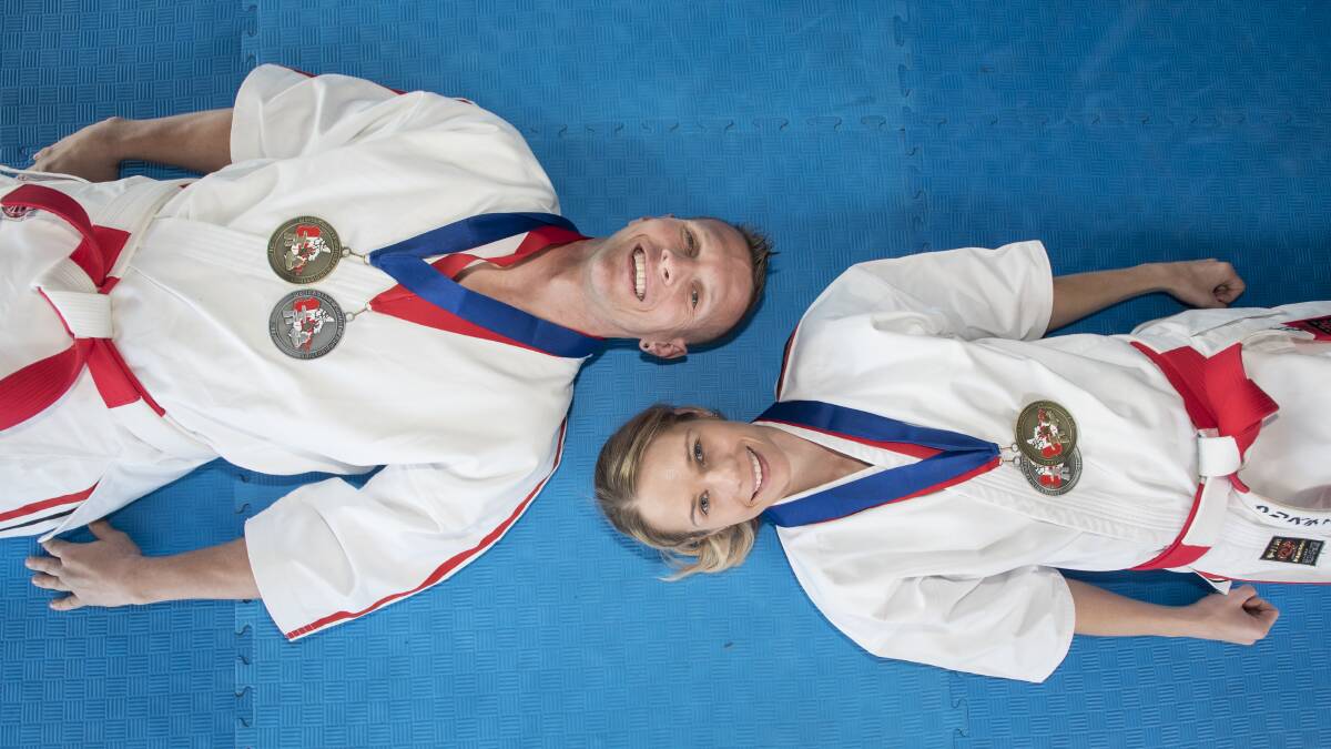 AWESOME DUO: Tamworth siblings Scott and Kristie Chaffey returned from the Koshiki Super World Championships in London, Canada, with two gold and two silver medals. Photo: Peter Hardin