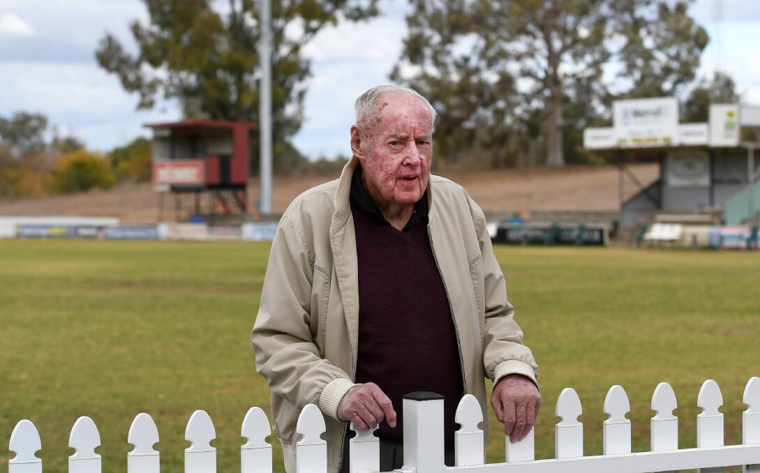 Woolaston circa 2018, when he spoke to the Leader at the ground named after him. File picture by Gareth Gardner