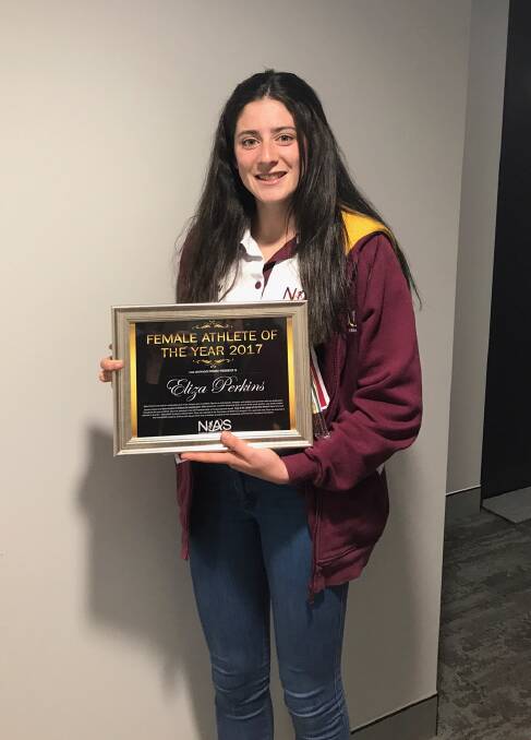 ASCENT: Gunnedah netballer Eliza Perkins has been named the NIAS female athlete of the year. Photo: Supplied