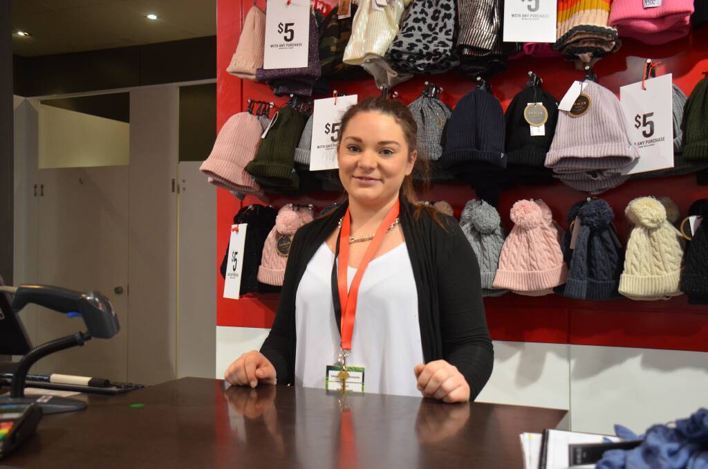 Cotton On store manager Georgina Allingham says university students are a "massive" part of their customer base.