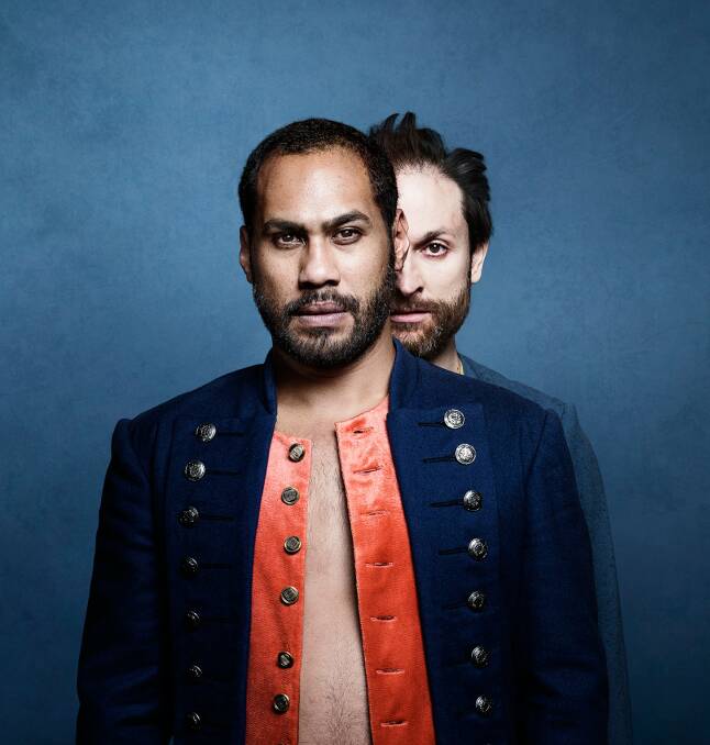 Explosive performance:  Ray Chong Nee stars as Othello and Yalin Ozucelik is Iago in Bell Shakespeare's dynamic production of Othello.