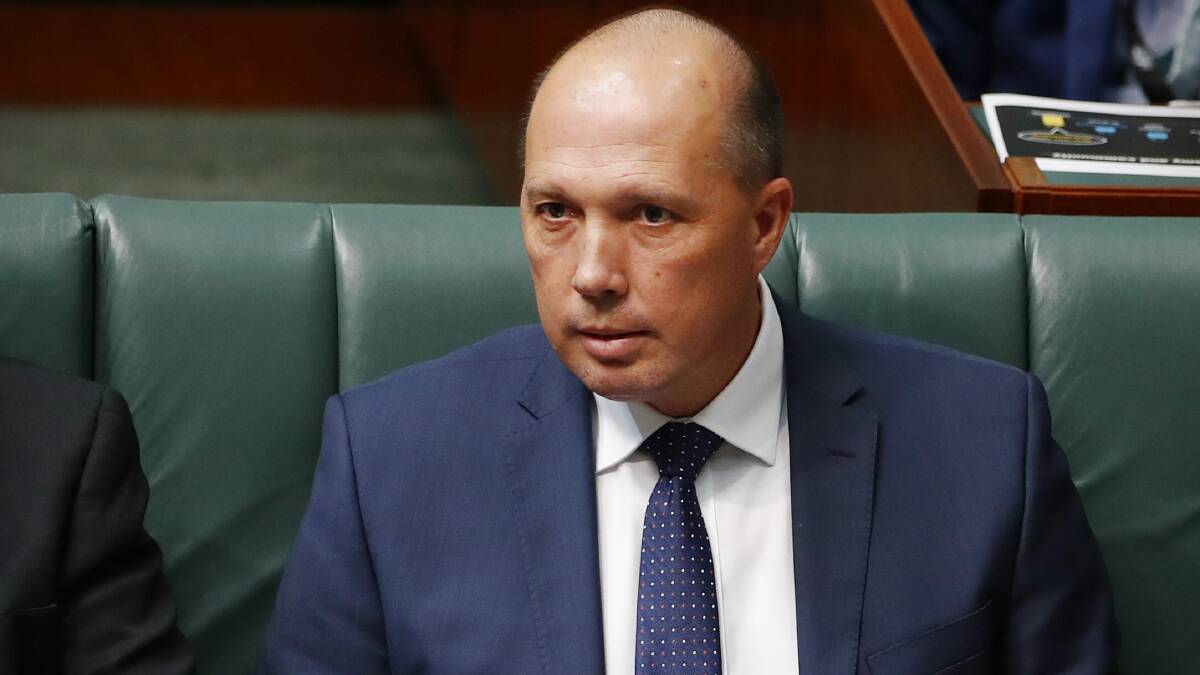 Immigration Minister Peter Dutton: Argues the issue of marriage equality should be beyond the purview of company executives.  