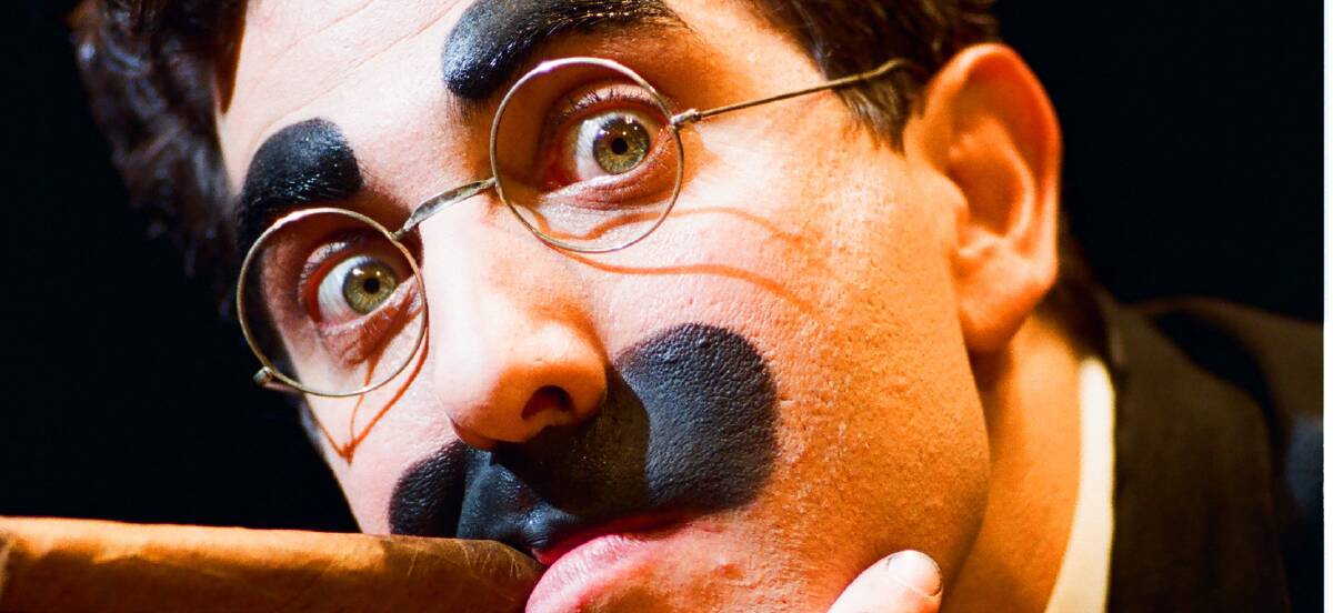Master of Marx: Frank Ferrante becomes legendary comedian Groucho Marx in An Evening With Groucho on Sunday, October 9 at the Capitol Theatre. The performance offers entertainment for both Groucho fans and those who are not yet familiar with him.