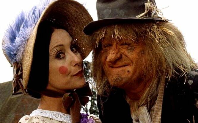 Aunt Sally: Una Stubbs, pictured here with Jon Pertwee, played the role of Aunt Sally in the television hit Worzel Gummidge in the late 1970s.