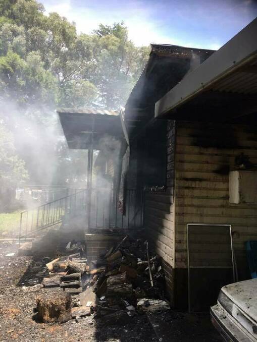Three lucky to escape after house fire | Photos
