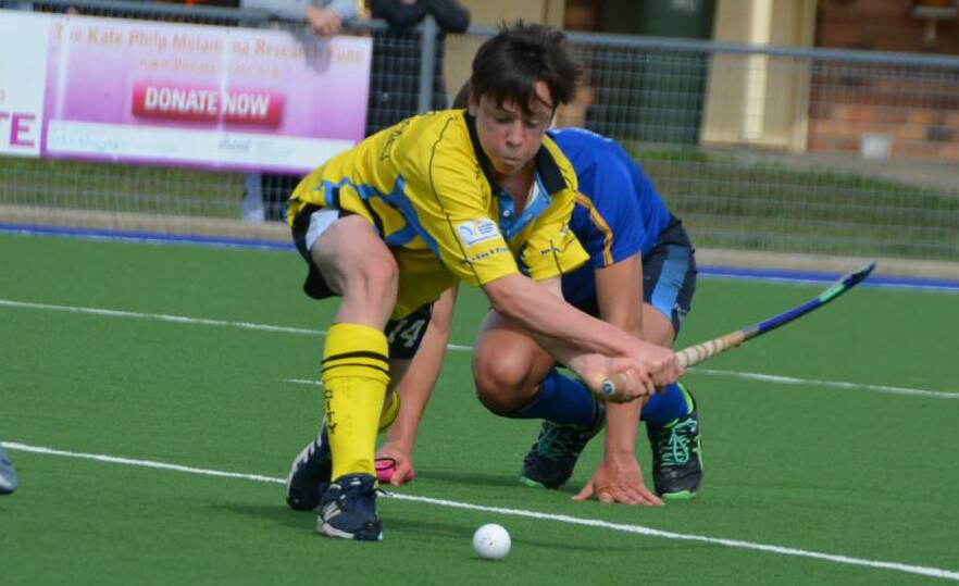 BIG HIT: Nathan Czinner was selected to represent NSW after last weekend's under 15 indoor hockey state championships on the Central Coast.
