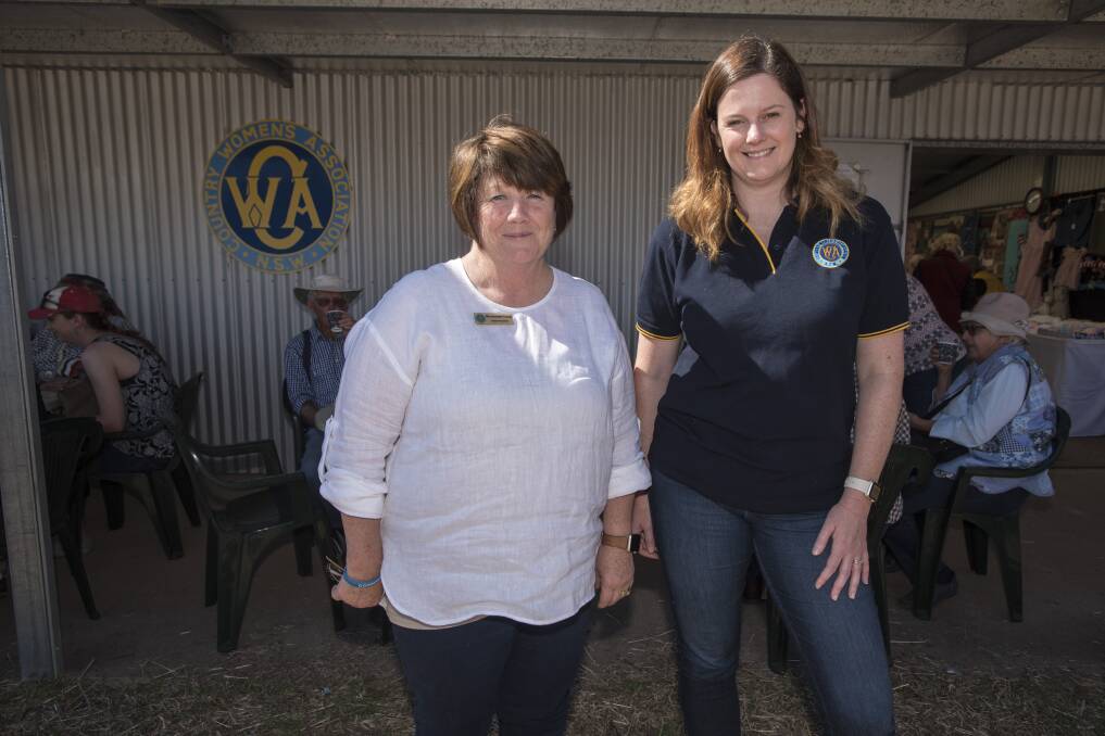 ADVOCATES: NSW CWA president Annette Turner and chief executive Danica Leys 
at AgQuip Field Days last week. Photo: Peter Hardin
