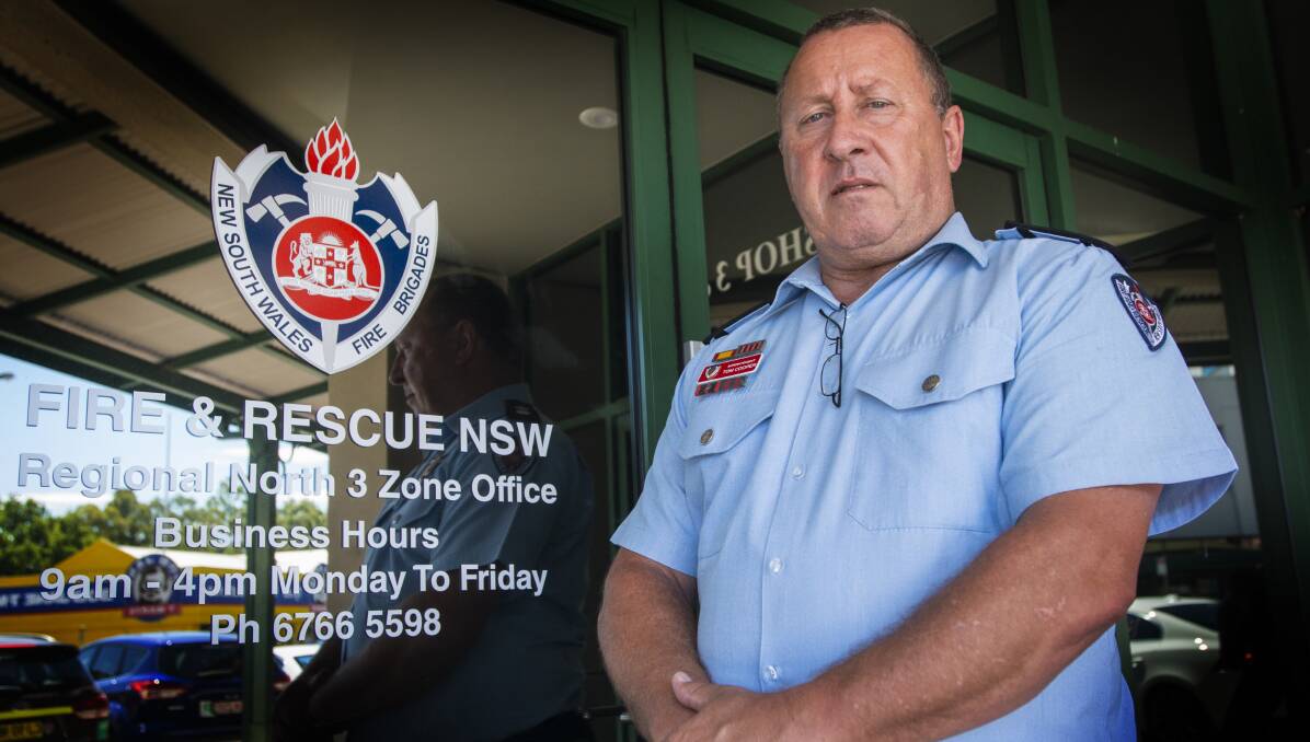 Fire and Rescue NSW Tamworth Superintendent Tom Cooper.
