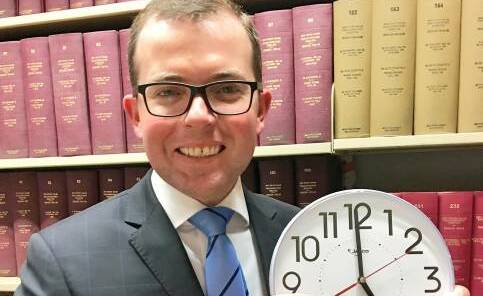 TIMES ARE CHANGING: Northern Tablelands MP Adam Marshall is pushing for a quicker end to daylight saving.
