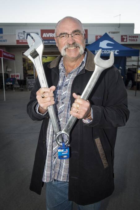 GUEST OF HONOUR: Former Australian fast bowler Merv Hughes has landed in the country music capital to headline a trade show at Avro Metaland. Photo: Peter Hardin