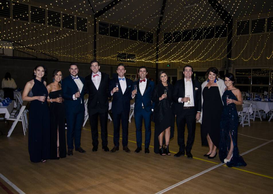 DRESSED TO IMPRESS: The White Elephant Ball 2017 organising committee helped raise more than $50,000 for mental health charity, batyr. Photo: Louise Brown Photography