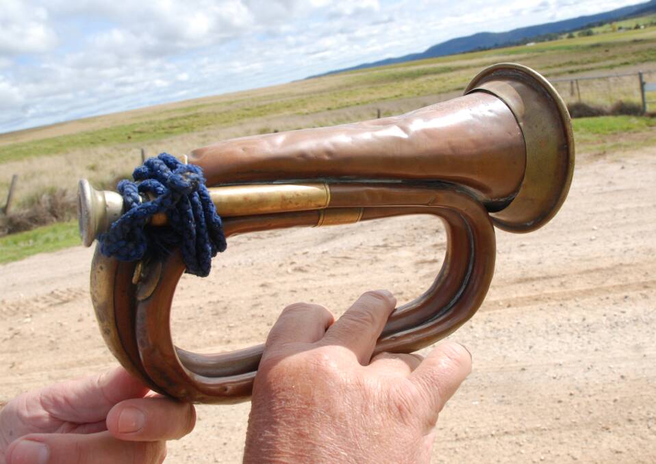 The battered Kneipp bugle (complete with dressing gown cord) that embodies so much history.