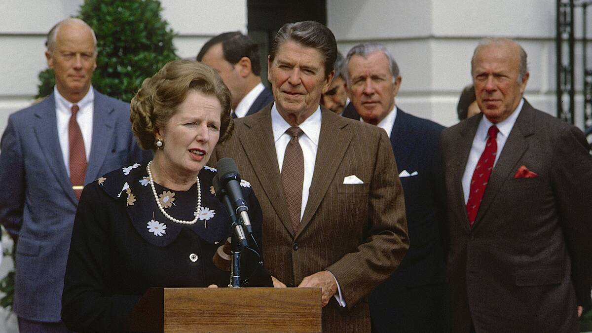 Thatcher and Reagan may have had good intentions, but their policy outcomes were a disaster. Picture Shutterstock