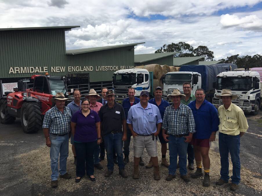 TOGETHER: Armidale and Guyra Associated Agents have gathered three truck loads of hay for farmers devastated by fire after putting the call out last week.