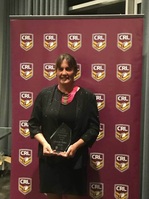 WORTHY WINNER: Jeannette Hillier says her CRL Volunteer of the Year Award belongs to many people.